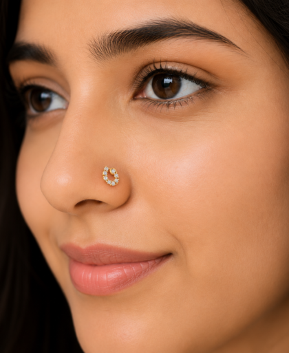 Diamond Nose Pin