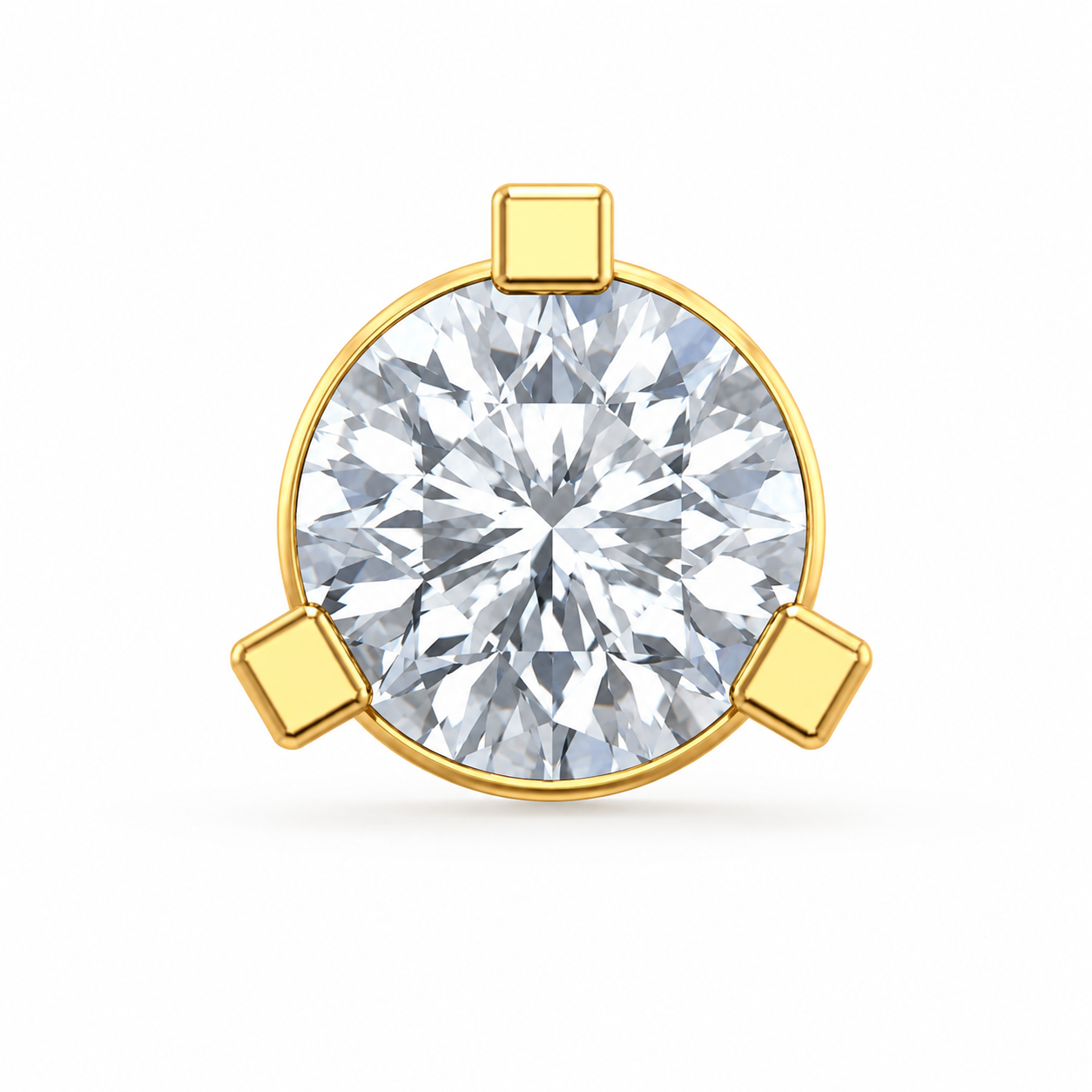 Solitaire Nose pin